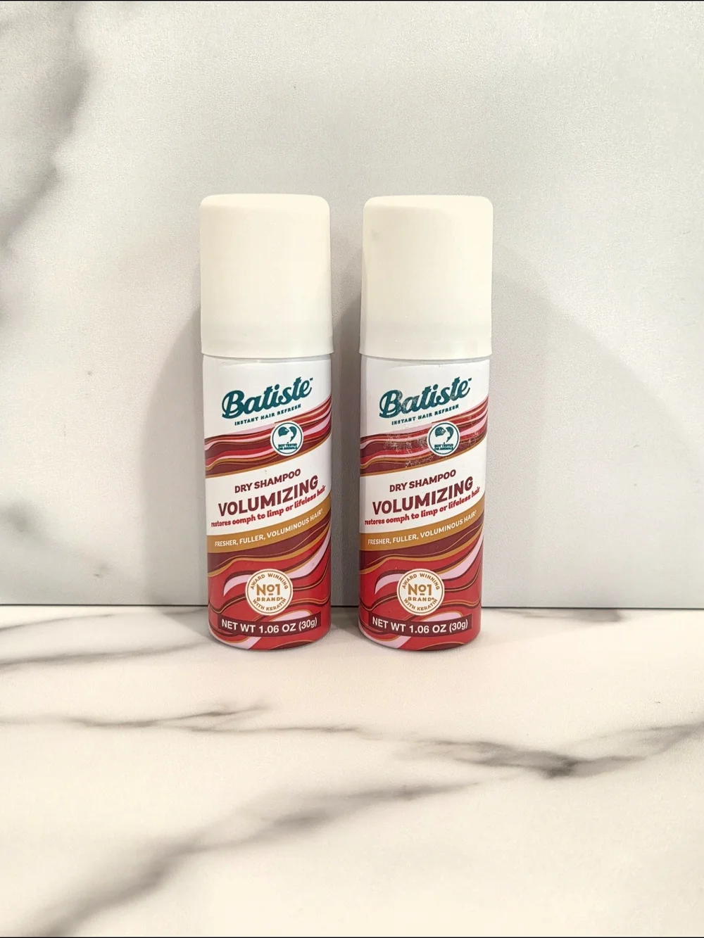 Batiste Volumizing Dry Shampoo Instant Hair Refresh 1.06oz Each × 2 (Two) NEW